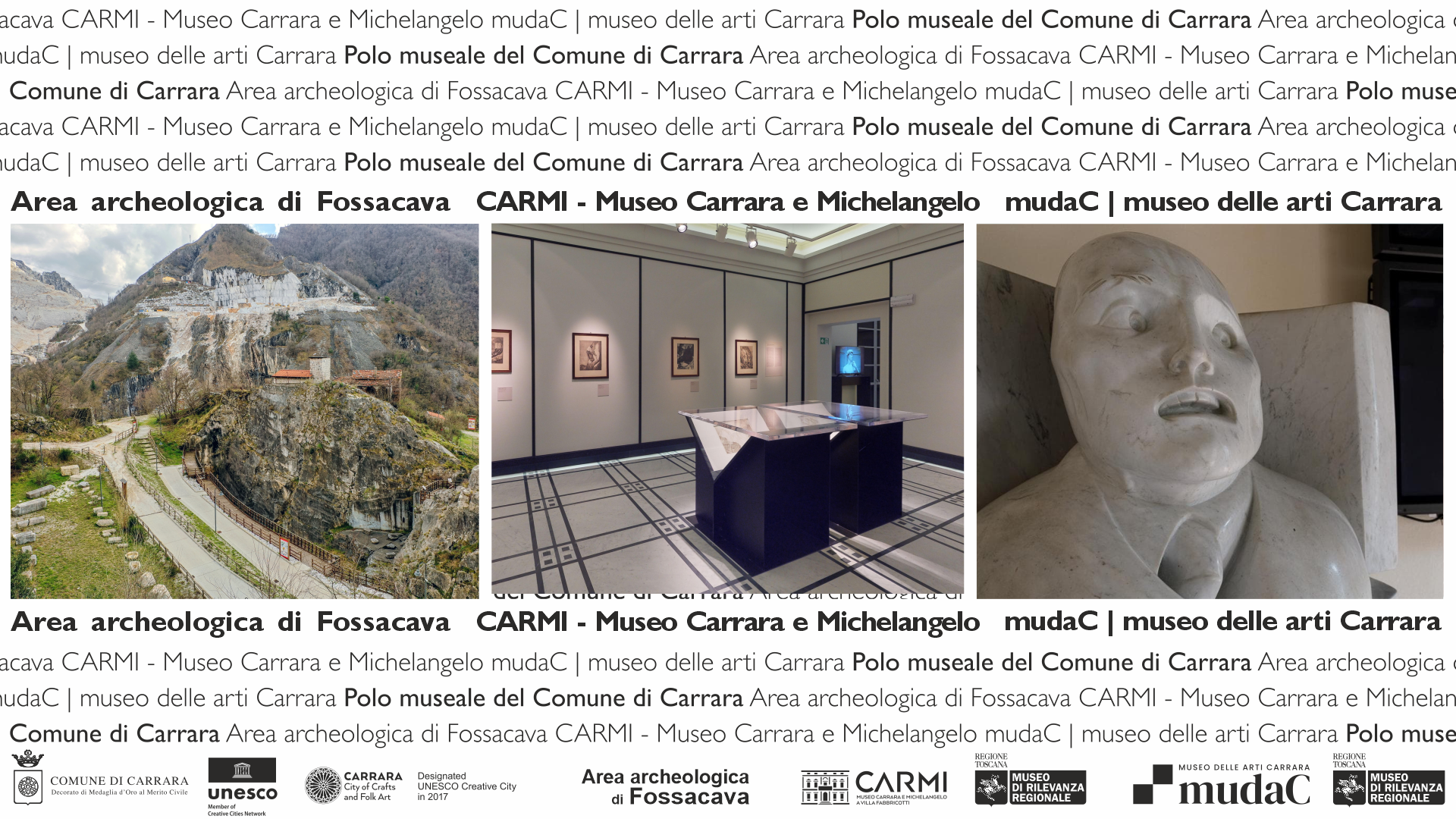Alla scoperta delle opere del polo museale di Carrara: un altro fine settimana con le  visite guidate   