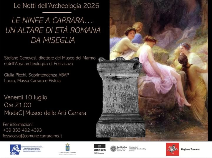 Le Ninfe a Carrara ... Un altare di et&agrave; romana da Colonnata, a cura di Stefano Genovesi e Giulia Picchi
