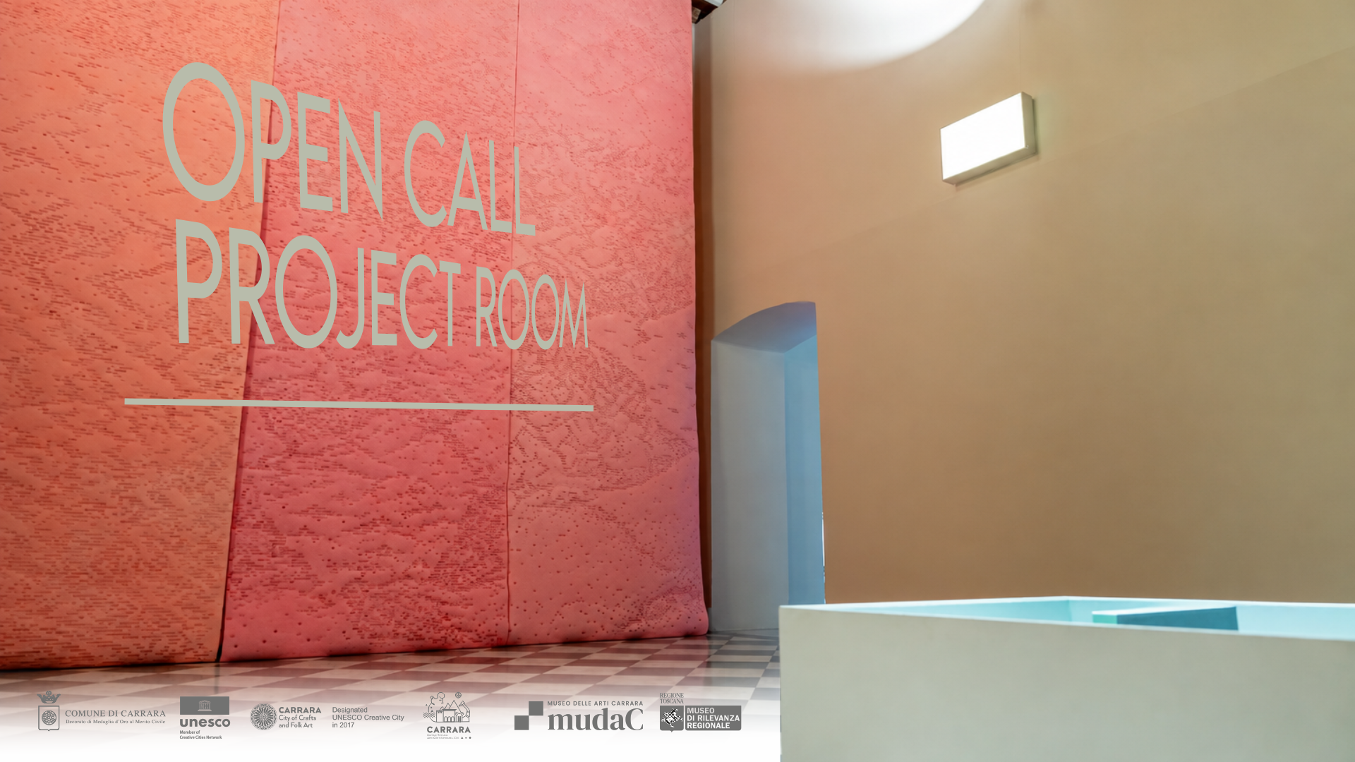 OPEN CALL PER LA REALIZZAZIONE DI PROGETTI ARTISTICI NELLA  PROJECT ROOM del mudaC | museo delle arti Carrara